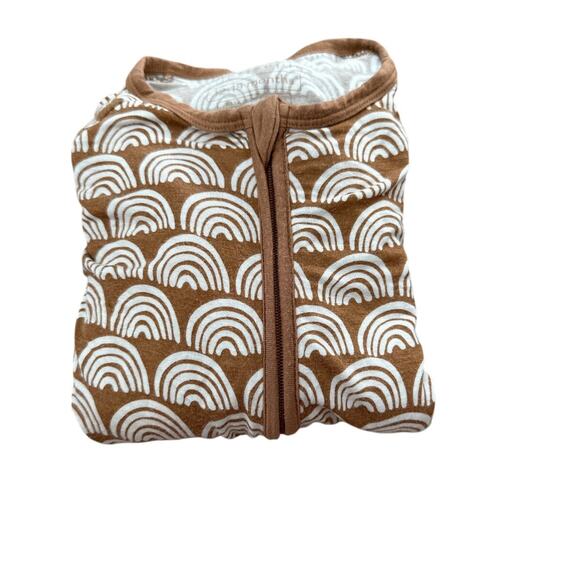 Little Sleepies Rust Rainbows Zippy Sleeper Pajama Size 12-18 months - Picture 1 of 4